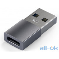 Адаптер USB Type-C Satechi USB to USB-C Space Grey (ST-TAUCM)