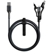 Кабель Nomad Universal Cable 3 in 1 Black (1.5 m) (NM0191AB00)