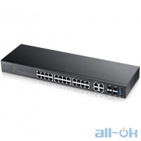 Комутатор керований ZyXEL GS2210-24 UA UCRF 