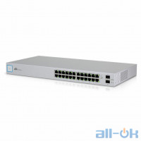 Комутатор керований Ubiquiti UniFi Switch 24 (US-24) UA UCRF