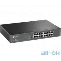 Комутатор керований рівня 2 TP-Link TL-SG1016DE UA UCRF