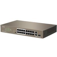 Комутатор некерований Tenda TEF1118P-16-150W UA UCRF