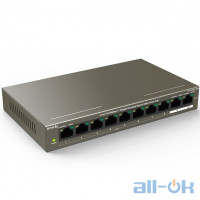 Комутатор некерований Tenda TEF1110P-8-102W UA UCRF