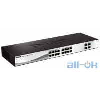 Комутатор керований рівня 2 D-Link DGS-1210-20 UA UCRF