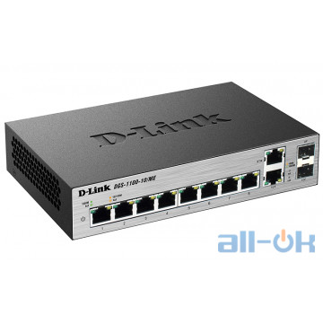 Комутатор керований D-Link DGS-1100-10/ME UA UCRF
