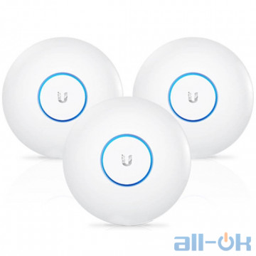 Точка доступу Ubiquiti UniFi AC Pro AP 3-pack (UAP-AC-PRO-3) UA UCRF