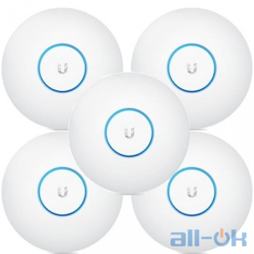 Точка доступу Ubiquiti UniFi AC LR AP 5-Pack (UAP-AC-LR-5)