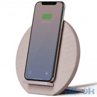 Бездротовий ЗП для мобільних телефонів NATIVE UNION Dock Wireless Charger Fabric Rose (DOCK-WL-FB-ROSE)
