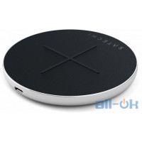 Бездротовий зарядний пристрій Satechi Aluminum Fast Wireless Charger Silver (ST-IWCBS)