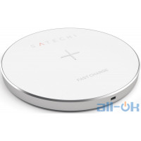 Бездротовий ЗП для мобільних телефонів Satechi Wireless Charging Pad Silver (ST-WCPS)