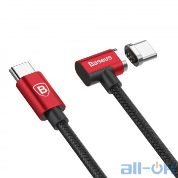 Кабель Baseus Magnet Type-C Cable For Type-C 1.5M Red/Black (CATBL-91)