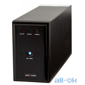 Лінійно-інтерактивне ДБЖ LogicPower LPM-U1100VA (4983) UA UCRF