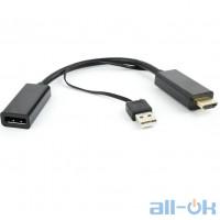 Адаптер Cablexpert DisplayPort - HDMI Black (DSC-HDMI-DP)