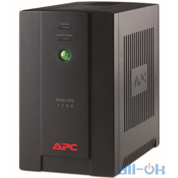Лінійно-інтерактивне ДБЖ APC Back-UPS 1100VA (BX1100CI-RS) UA UCRF