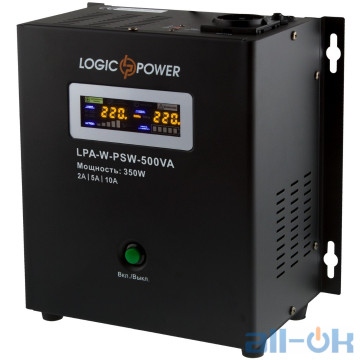 Лінійно-інтерактивне ДБЖ LogicPower LPA-W-PSW-500VA (LP7145) UA UCRF