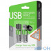 Акумулятор (USB роз'єм) ColorWay 18650 1200mAh Li-Pol 2шт USB (CW-UB18650-03) — інтернет магазин All-Ok. фото 2