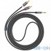 Кабель Hoco AUX Lotus Double RCA Audio 3.5 mm 1.5 m UPA10 Grey — інтернет магазин All-Ok. фото 2