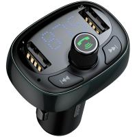 FM-трансмиттер Baseus T typed Wireless MP3 charger with car holder Tarnish CCALL-TM0A 
