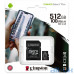 Карта пам'яті  Kingston 512 GB microSDXC Class 10 UHS-I U3 Canvas Select Plus Plus SD Adapter SDCS2/512GB — інтернет магазин All-Ok. фото 3