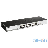 Комутатор керований 2 рівня D-Link WebSmart (DGS-1210-26) UA UCRF