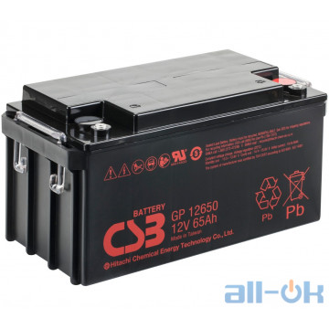 Акумулятор для ДБЖ CSB Battery GP12650