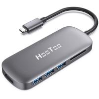 Мультипортовий адаптер HooToo Shuttle Space Gray (HT-UC001-SG)