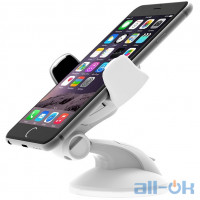 Автомобільний тримач для смартфона iOttie Easy Flex 3 Car Mount Holder Desk Stand for iPhone 6s/6 and Smartphone- White (HLCRIO108WH)