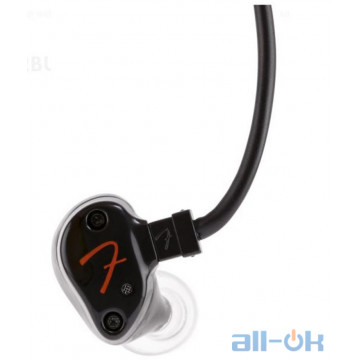 Навушники з мікрофоном Fender PureSonic Wired Earbuds Black Metallic (PSWEBLK) 