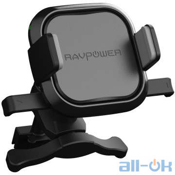 Автомобільний тримач для смартфона RAVPower 5W Wireless Charging Car Holder (RP-SH008)