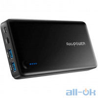 Зовнішній акумулятор (Power Bank) RAVPower Power Bank 20100mAh 30W Black (RP-PB059)