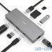 Мультипортовий адаптер VAVA USB-C Hub, 8-in-1 Adapter with Gigabit Ethernet Port, 100W PD Charging Port (VA-UC008) — інтернет магазин All-Ok. фото 2