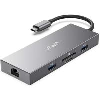 Мультипортовий адаптер VAVA USB-C Hub, 8-in-1 Adapter with Gigabit Ethernet Port, 100W PD Charging Port (VA-UC008)