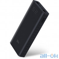 Зовнішній акумулятор (Power Bank) ZMI Power Bank Aura 20000mAh Black QB822