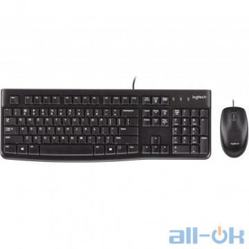 Комплект (клавіатура + миша) Logitech MK120 Desktop (920-002561)