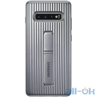 Чохол для смартфону Samsung G975 Galaxy S10 Plus Protective Stadning Cover Silver (EF-RG975CSEG)