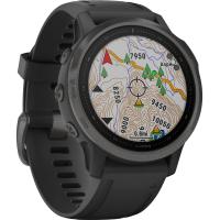 Спортивний годинник Garmin Fenix 6S Sapphire 010-02159-7F Carbon Gray with Black Band