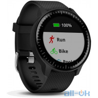 Спортивні годинник Garmin Vivoactive 3 Music Black with Silver Hardware 010-01985-01