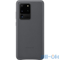 Чохол для смартфону Samsung G988 Galaxy S20 Ultra Leather Cover Gray (EF-VG988LJEG)