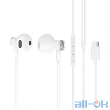 Навушники з мікрофоном Xiaomi Dual Driver Earphone Type-C white (ZBW4434TY)