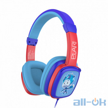 Навушники з мікрофоном ELARI FixiTone kids headphones Blue-Red (FT-1BLU)