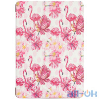 Чохол Galeo Printed Silicone Trifold для Apple iPad 10.2 (2019) Flamingos