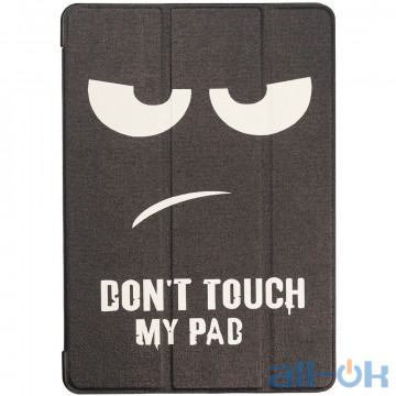 Чохол Galeo Printed Silicone Trifold для Apple iPad 10.2 (2019) Don't Touch!