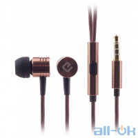 Навушники з мікрофоном ERGO ES-600i Minion Bronze