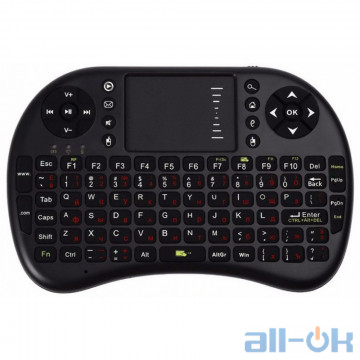 Беспроводная клавиатура Rii mini i8 UKB-500 с тачпадом RUS Black