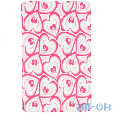 Чохол Galeo Slimline Print для Samsung Galaxy Tab A 10.1 2016 SM-T580, SM-T585 Pink Hearts