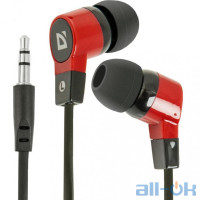 Навушники без мікрофону Defender Basic 619 Black/Red (63619