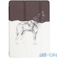 Чохол Galeo TPU Printed Trifold для iPad 9.7 2017 / 2018 Wolf