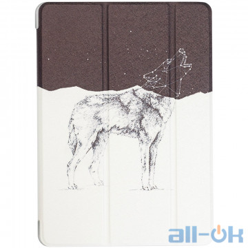 Чохол Galeo TPU Printed Trifold для iPad 9.7 2017 / 2018 Wolf