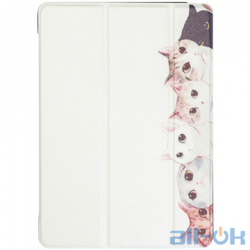 Чохол Galeo Printed Trifold для Apple iPad 9.7 2017/2018 White Cats