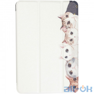 Чохол Galeo Printed Trifold для Apple iPad mini 5 (2019) White Cats